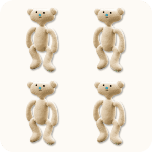 Bear Alpha Plush 4PCS